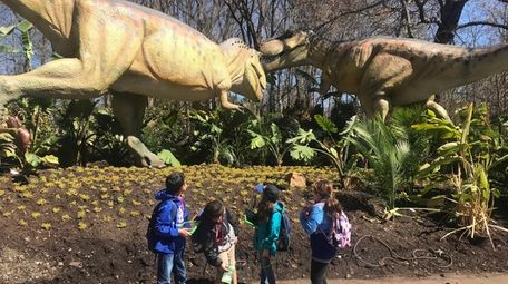 Kidsday reporters take in the Dinosaur Safari at