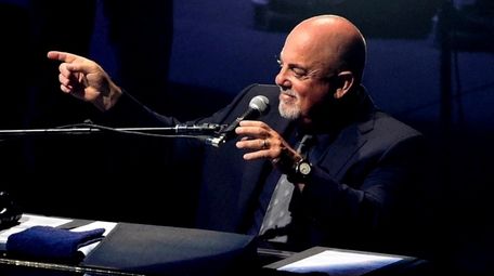Billy Joel performs before a sellout crowd at