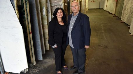 Clio and Ioannis Doukakis, owners of Global Stone