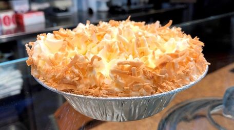 Coconut custard is one of the pie flavors