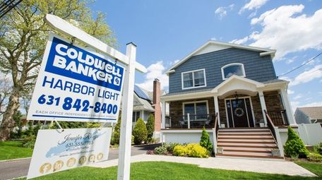 The median home price in Suffolk County in
