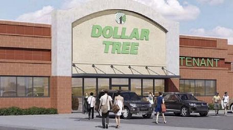 An artist rendering of the Dollar Tree store
