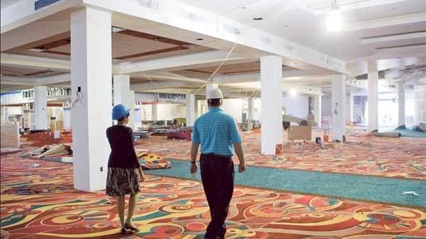 This vast hall at Resorts World Casino New