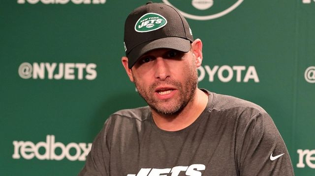 Jets coach Adam Gase speaks at the rookie... Jets coach Adam Gase speaks at the rookie