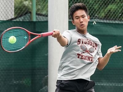 Brian Gao of Syosset competes in the Nassau