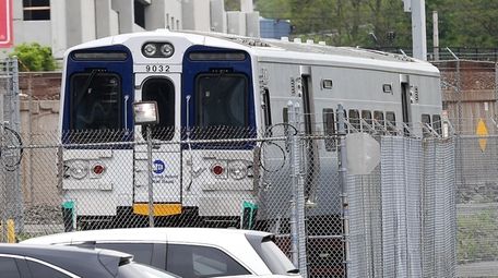 The newest fleet of LIRR trains, the M9s,