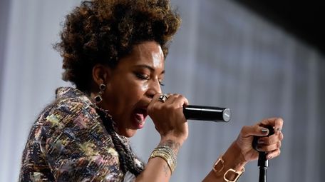 Macy Gray performs during the Le Vian Red