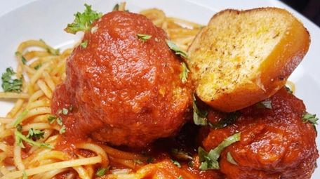 Tony Colombo's signature spaghetti and meatballs dish is