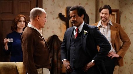 Ellie Kemper, from left, Woody Harrelson, Jaime Foxx