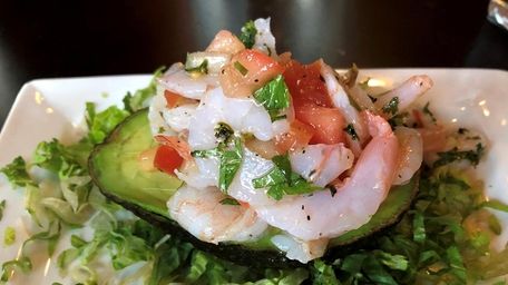 Shrimp avocado, an appetizer at the new Melissa's