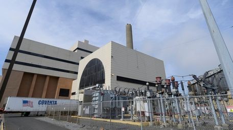 The Covanta plant in Hempstead generates electricity from