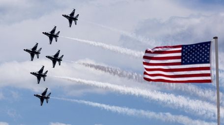 The Thunderbirds take to the sky Friday during