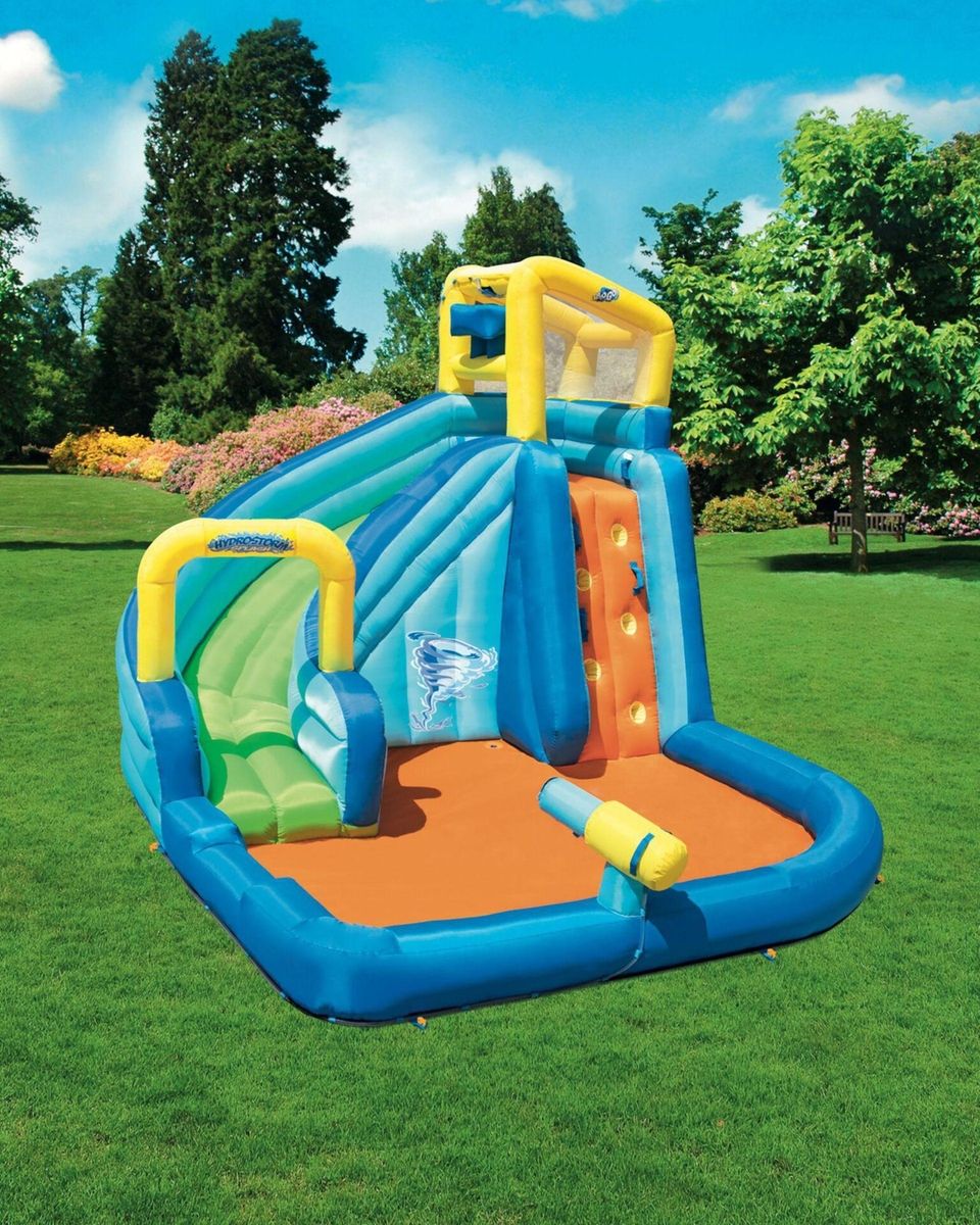 Perfect for backyard fun, this inflatable fun zone
