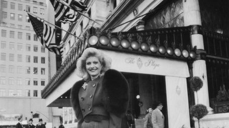 Ivana Trump outside the Plaza Hotel in 1988.