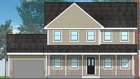 Renderings of the single-family houses that will be