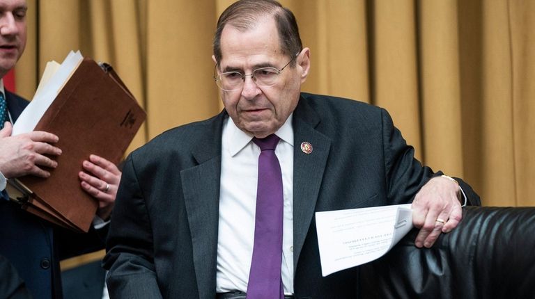 House Judiciary Chairman Jerry Nadler at a committee