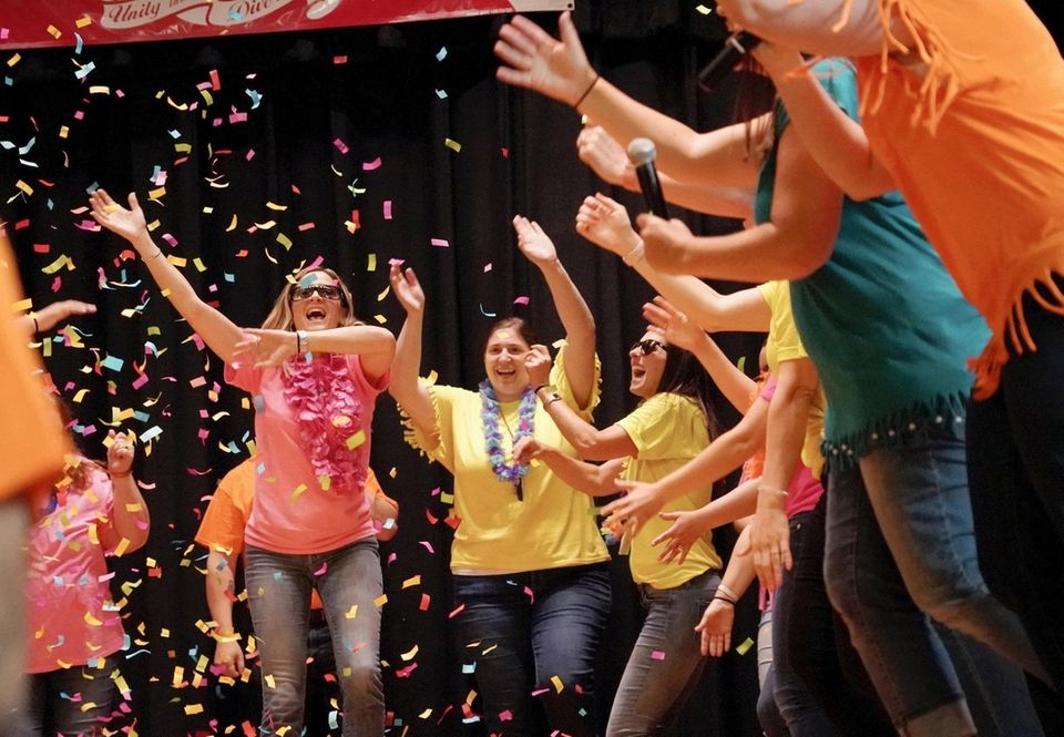 Carolyn G. Atkinson intermediate school teachers dance in