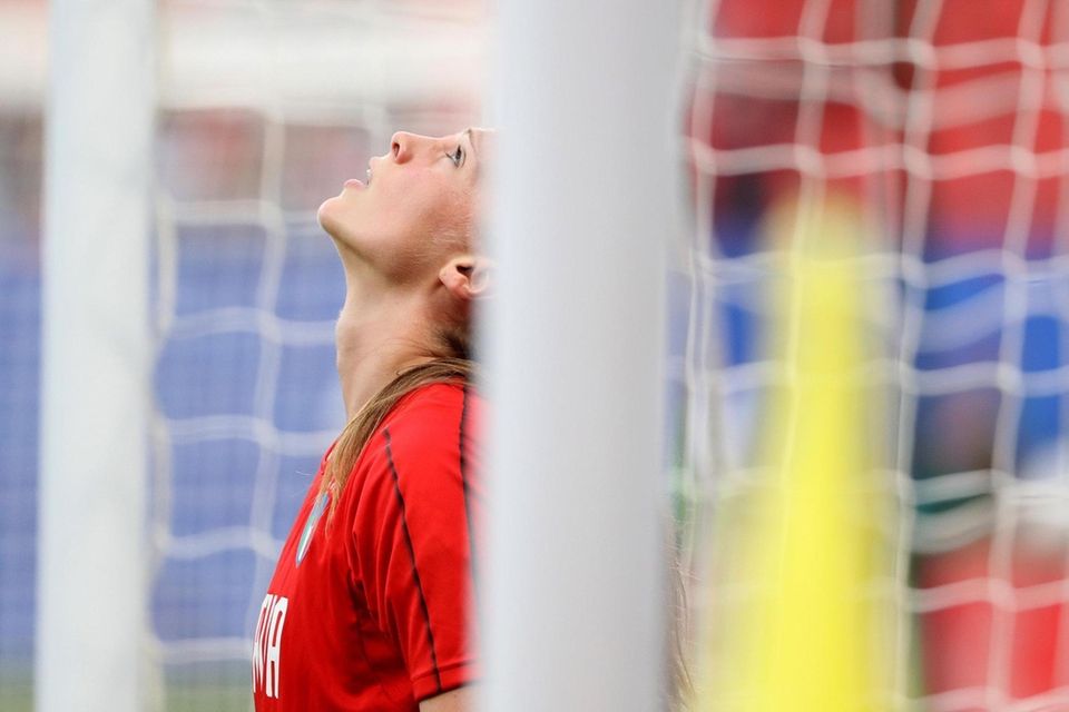 Laura Giuliani of Italy looks on before a