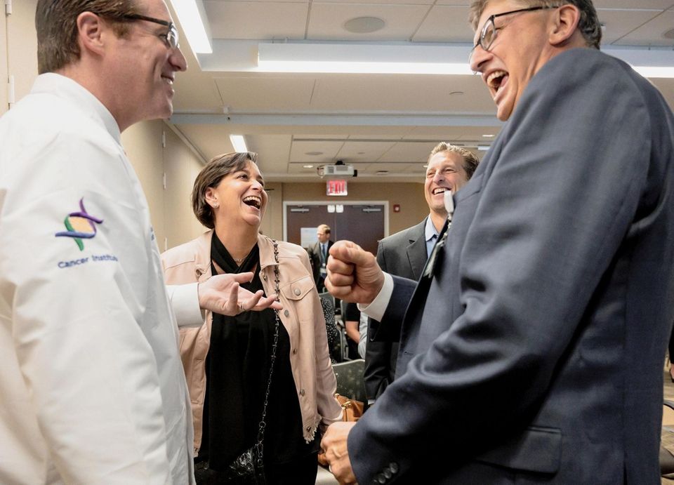 From left, Dr. Matthew Weiss, director of surgical