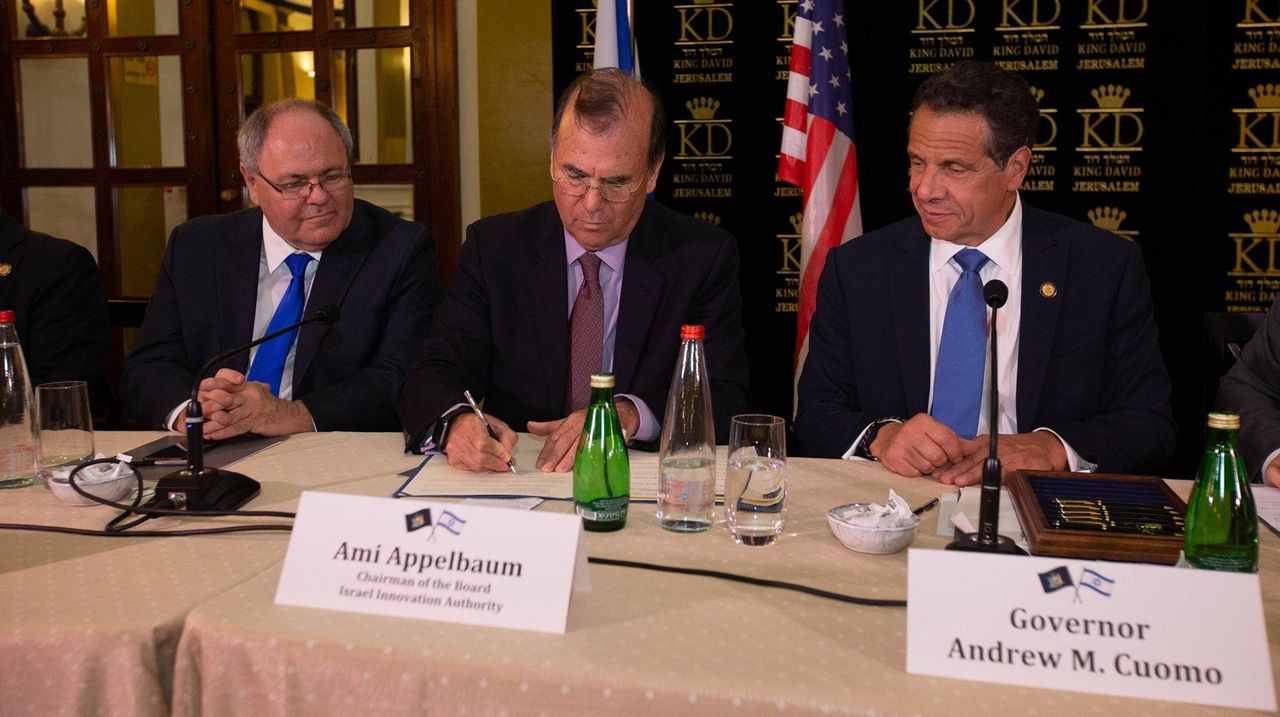 pact letters or 6 agreement pact Israel to NY aims growth tech startup spur Cuomo: