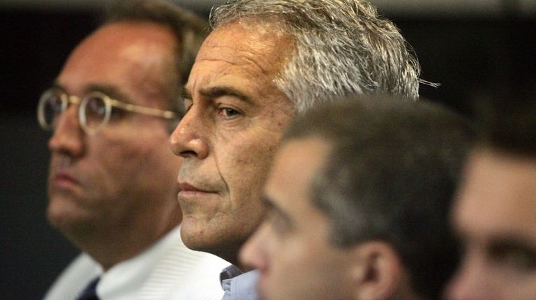 Jeffrey Epstein is shown in custody in West
