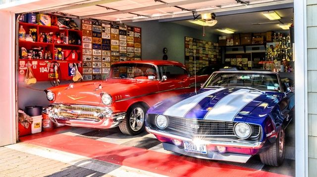 Bill DeBlasio's garage in Huntington Station.... Bill DeBlasio's garage in Huntington Station.