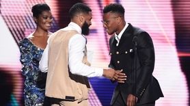 Gabrielle Union, from left, and Odell Beckham Jr.
