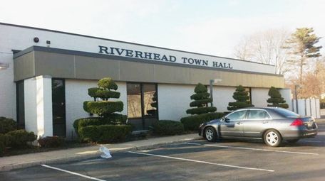 Riverhead Town Hall on Howell Avenue, as seen