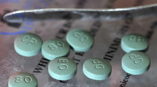 Opioids on a table.... Opioids on a table.
