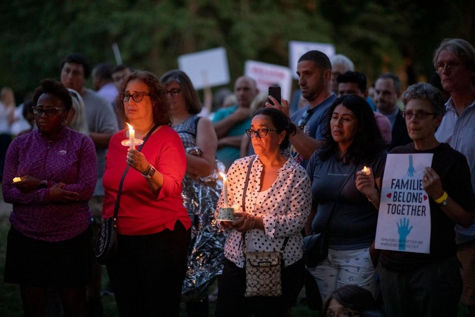 Huntington residents attend 'Lights for Liberty: A Vigil