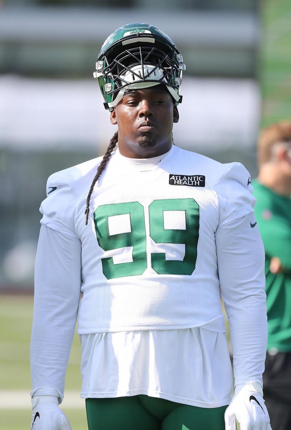 NY Jets defensive lineman Steve McLendon (99) on