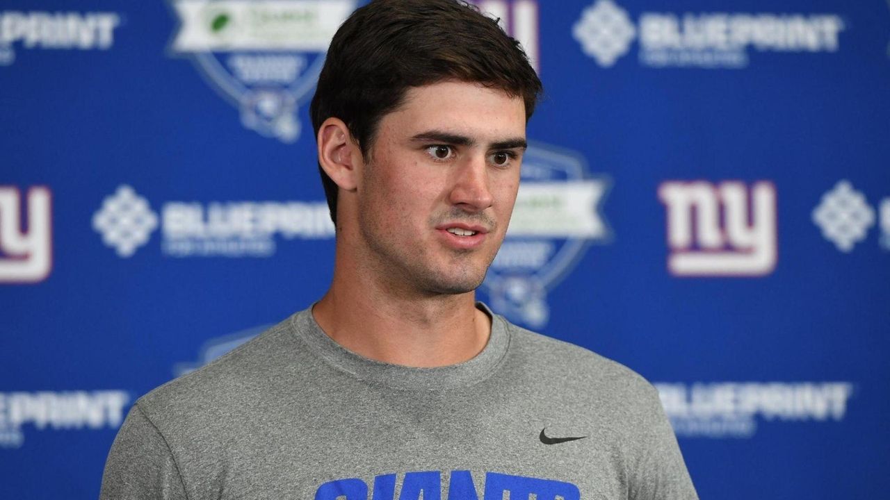 Giants quarterback Daniel Jones spoke with the media about
