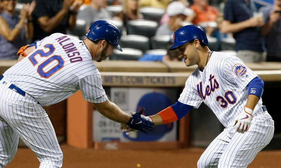 Michael Conforto #30 of the New York Mets