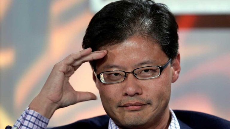 Mga resulta ng larawan para sa Jerry Yang, age 44, co-founded Yahoo!"