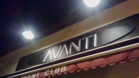 The storefront of the Avanti nightclub in Westbury.