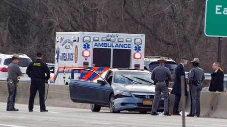 State Police investigate an accident that seriously injured