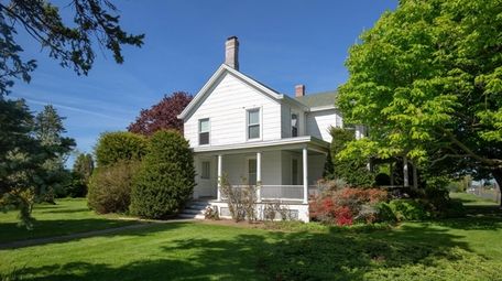 This Cutchogue home sits on 2.16 acres.