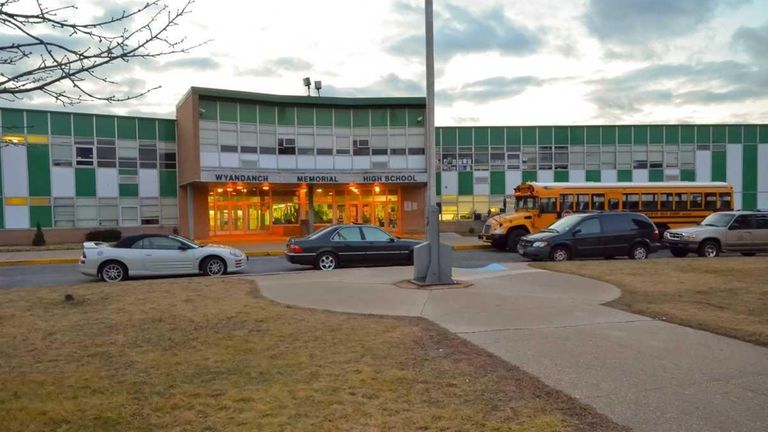 Wyandanch Memorial High School, part of the Wyandanch