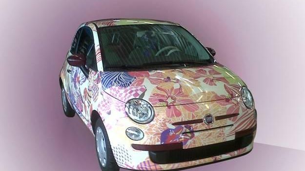 Aspiring designer Teresa Maccapani Missoni customized a Fiat