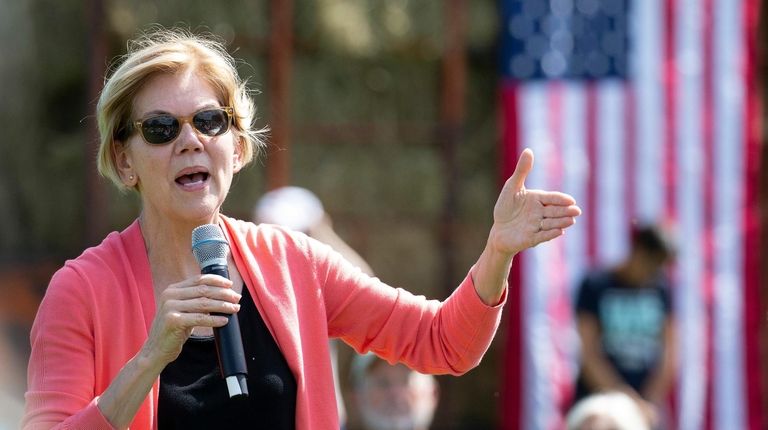 Democratic candidate for United States President Senator Elizabeth