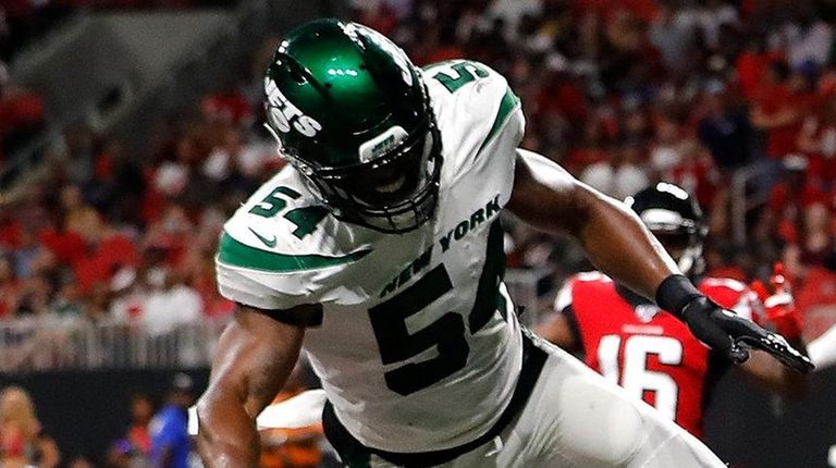 Avery Williamson and Tevaughn Campbell of the Jets