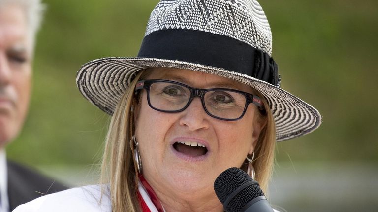 Suffolk Legis. Susan Berland, seen June 14, is