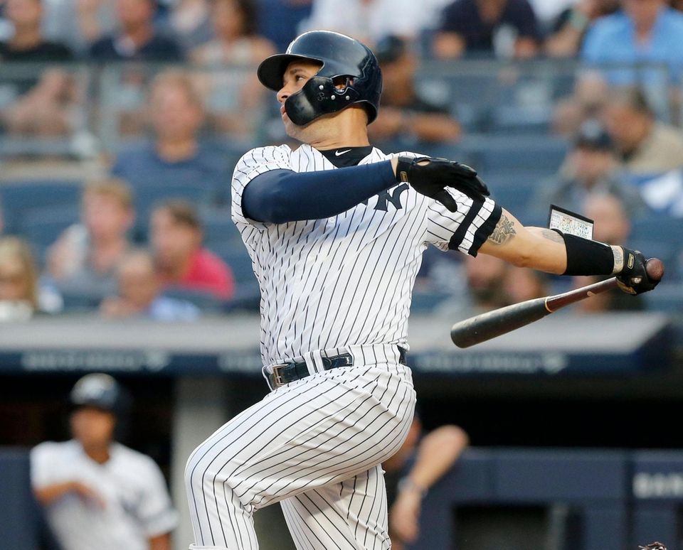 Gary Sanchez #24 of the New York Yankees