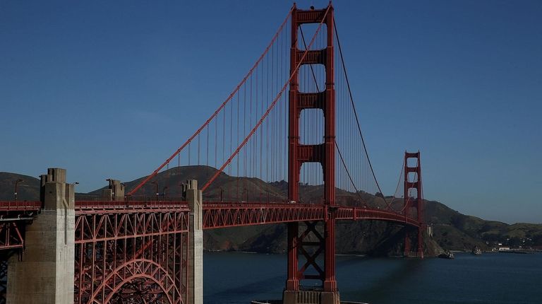 The Golden Gate Bridge in San Francisco. The