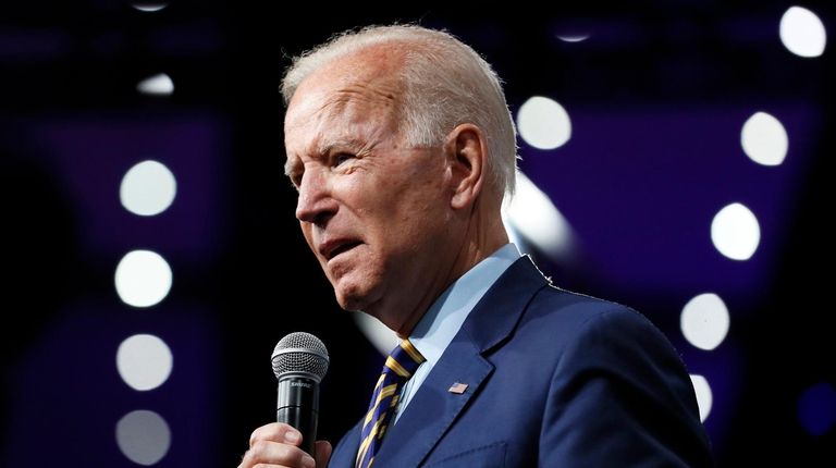 Democratic presidential candidate former Vice President Joe Biden