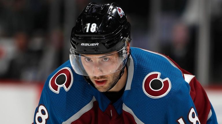 Colorado Avalanche center Derick Brassard on Feb. 25,