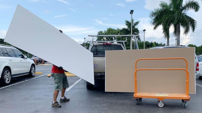 Shoppers prepare ahead of Hurricane Dorian at The