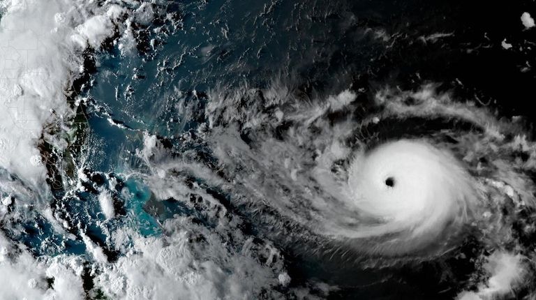 This satellite image obtained from NOAA/RAMMB, shows Tropical