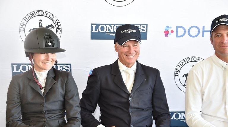 Father-daughter duo Mario Deslauriers of Canada and Lucy