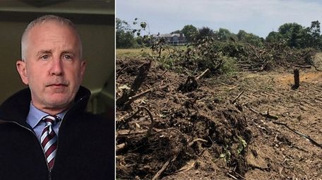 The Peconic Land Trust is suing Randy Lerner
